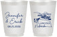 Personalized Wedding 16 oz Frosted Cups - Nebraska | 176