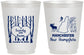 Personalized Wedding 16 oz Frosted Cups - New Hampshire | 178