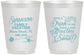 Personalized Family Vacation 16 oz Frosted Cups - Beach Toes In The Sand | 180000