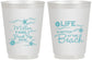 Personalized Family Vacation 16 oz Frosted Cups - Life Is Better At The Beach | 180001