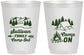 Personalized Family Vacation 16 oz Frosted Cups - Family Camp Out | 180019