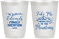 Personalized Family Vacation 16 oz Frosted Cups - Mountains | 180024