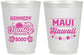 Personalized Family Vacation 16 oz Frosted Cups - Hawaii | 180040
