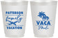 Personalized Family Vacation 16 oz Frosted Cups - Vaca Mode Trip | 180054