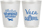 Personalized Family Vacation 16 oz Frosted Cups - Vacay Vibes Trip | 180055