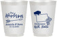 Personalized Wedding 16 oz Frosted Cups - North Dakota | 183