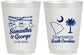 Personalized Wedding 16 oz Frosted Cups - South Carolina | 189