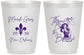 Personalized Mardi Gras 16 oz Frosted Cups - Throw Me The Beads | 190008
