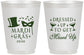 Personalized Mardi Gras 16 oz Frosted Cups - Fleur De Lis | 190015