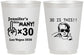 Personalized Birthday 16 oz Frosted Cups - 30th | 20000