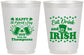 Personalized St Patricks Day 16 oz Frosted Cups - Eat Drink Be Irish | 200002