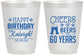 Personalized Birthday 16 oz Frosted Cups - 60th | 20006