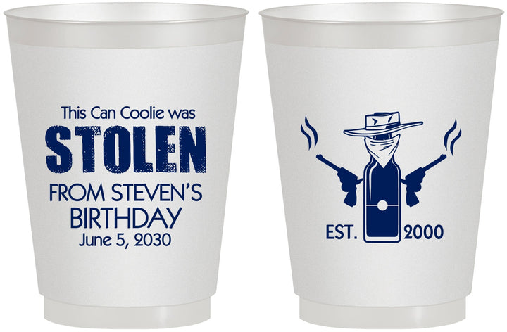 Personalized Birthday 16 oz Frosted Cups - 30th | 20007
