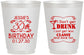Personalized Birthday 16 oz Frosted Cups - Dirty 30 | 20011