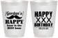 Personalized Birthday 16 oz Frosted Cups - 30th | 20013