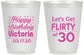 Personalized Birthday 16 oz Frosted Cups - Flirty At 30 | 20015