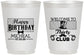 Personalized Birthday 16 oz Frosted Cups - 30th | 20018