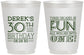 Personalized Birthday 16 oz Frosted Cups - 30th Three Decades Of Fun | 20020