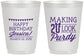 Personalized Birthday 16 oz Frosted Cups - 20th | 20021