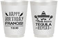 Personalized Birthday 16 oz Frosted Cups - Fiesta Siesta Tequila | 20030