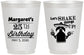 Personalized Birthday 16 oz Frosted Cups - 25th Fiesta | 20035