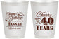Personalized Birthday 16 oz Frosted Cups - 40th | 20042
