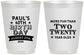 Personalized Birthday 16 oz Frosted Cups - 40th | 20045