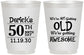 Personalized Birthday 16 oz Frosted Cups - 50th | 20052