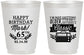 Personalized Birthday 16 oz Frosted Cups - 65th Classic Radio | 20056