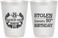 Personalized Birthday 16 oz Frosted Cups - 50th | 20068