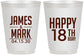 Personalized Birthday 16 oz Frosted Cups - 18th | 20074