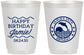 Personalized Birthday 16 oz Frosted Cups - 25th Dolphins | 20077