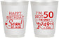 Personalized Birthday 16 oz Frosted Cups - 50th | 20080