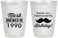 Personalized Birthday 16 oz Frosted Cups - 40th | 20119
