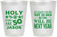 Personalized Birthday 16 oz Frosted Cups - 50th | 20122