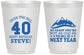 Personalized Birthday 16 oz Frosted Cups - 40th Over The Hill | 20123