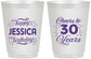 Personalized Birthday 16 oz Frosted Cups - Cheers To 30 Years | 20142