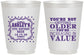 Personalized Birthday 16 oz Frosted Cups - 30th | 20149