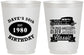 Personalized Birthday 16 oz Frosted Cups - 50th Classic Car | 20156