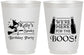 Personalized Birthday 16 oz Frosted Cups - Halloween Spooky Boos | 20158