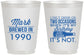 Personalized Birthday 16 oz Frosted Cups - 40th | 20171