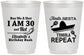 Personalized Birthday 16 oz Frosted Cups - 30th Fiesta Siesta Tequila | 20177