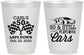 Personalized Birthday 16 oz Frosted Cups - 50th Race Car | 20187