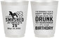 Personalized Birthday 16 oz Frosted Cups - 75th | 20195