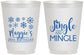 Personalized Birthday 16 oz Frosted Cups - 25th Christmas | 20197