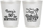 Personalized Birthday 16 oz Frosted Cups - 50th | 20203