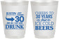 Personalized Birthday 16 oz Frosted Cups - Cheers To 30 Years | 20219