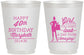 Personalized Birthday 16 oz Frosted Cups - 40th | 20223