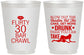 Personalized Birthday 16 oz Frosted Cups - 30th Bar Crawl | 20233