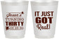 Personalized Birthday 16 oz Frosted Cups - 30th | 20235